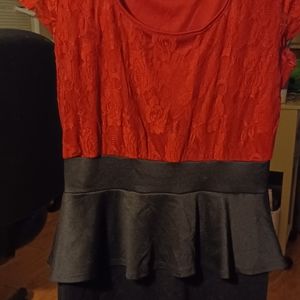 Hypnotic Mini Peplum Dress - XL